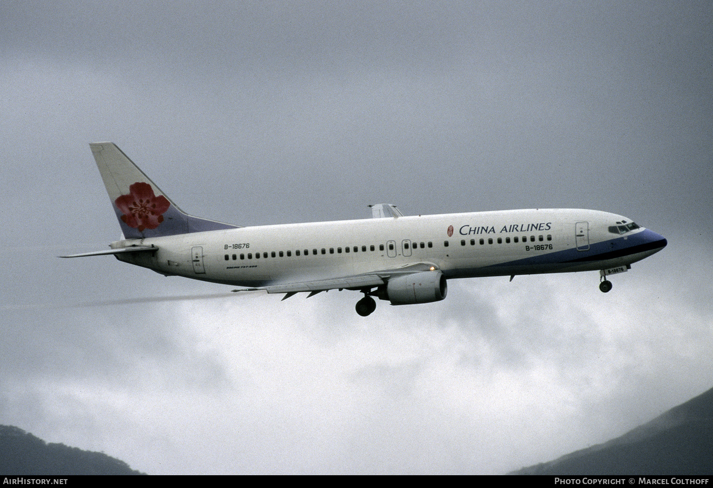 Aircraft Photo of B-18676 | Boeing 737-43Q | China Airlines | AirHistory.net #472756