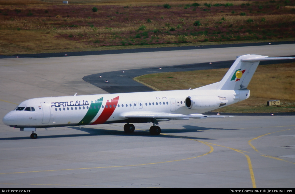 Aircraft Photo of CS-TPE | Fokker 100 (F28-0100) | Portugália Airlines - PGA | AirHistory.net #472763