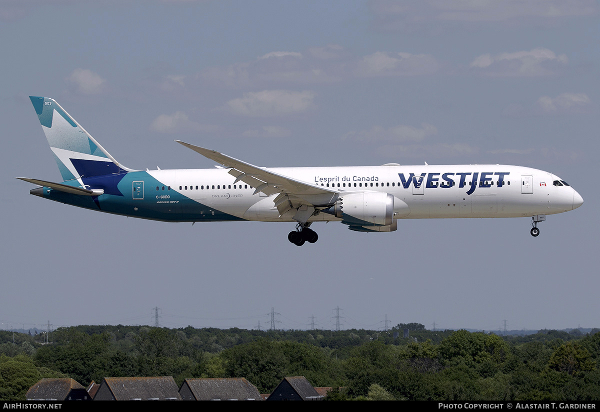 Aircraft Photo of C-GUDO | Boeing 787-9 Dreamliner | WestJet | AirHistory.net #472771