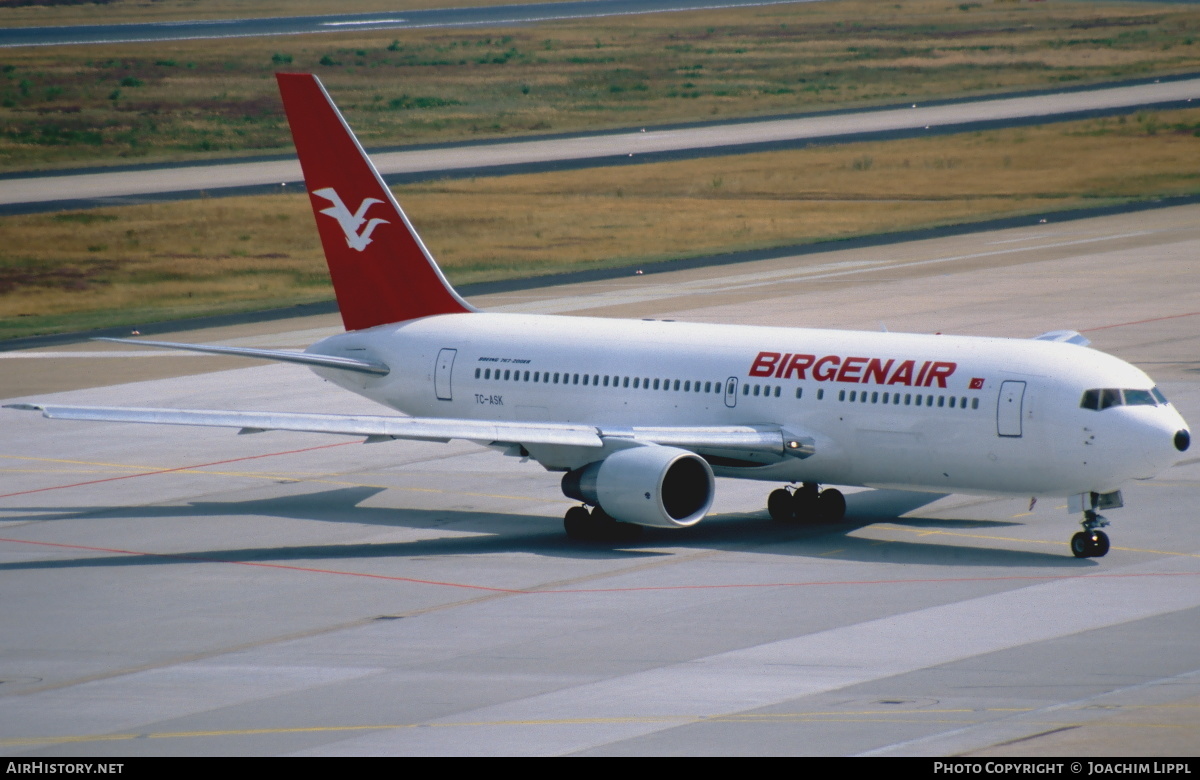 Aircraft Photo of TC-ASK | Boeing 767-269/ER | Birgenair | AirHistory.net #472777