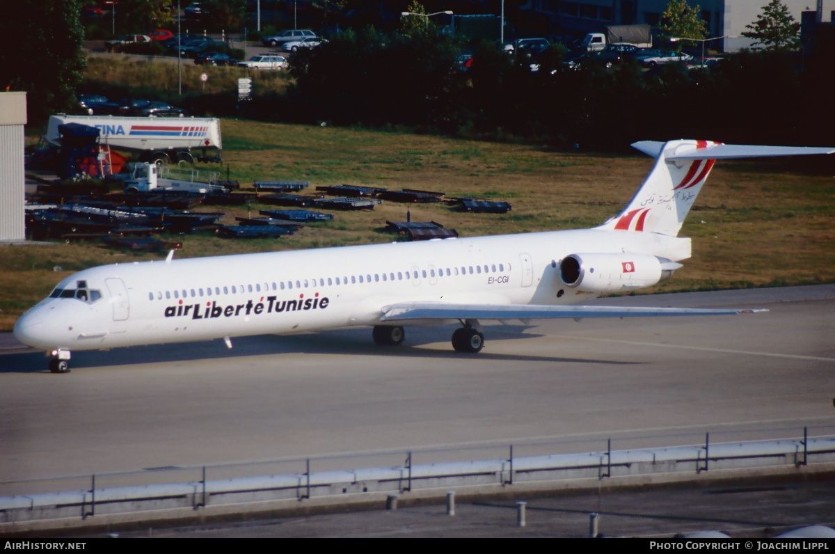 Aircraft Photo of EI-CGI | McDonnell Douglas MD-83 (DC-9-83) | Air Liberté Tunisie | AirHistory.net #472798