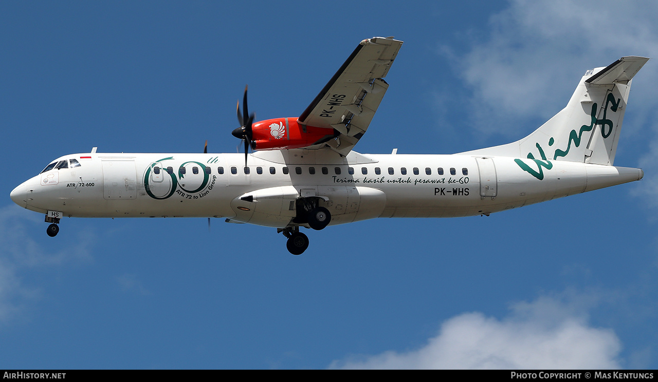 Aircraft Photo of PK-WHS | ATR ATR-72-600 (ATR-72-212A) | Wings Air | AirHistory.net #472806