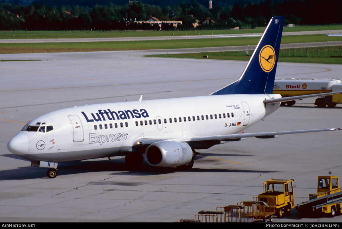 Aircraft Photo of D-ABII | Boeing 737-530 | Lufthansa Express | AirHistory.net #472809