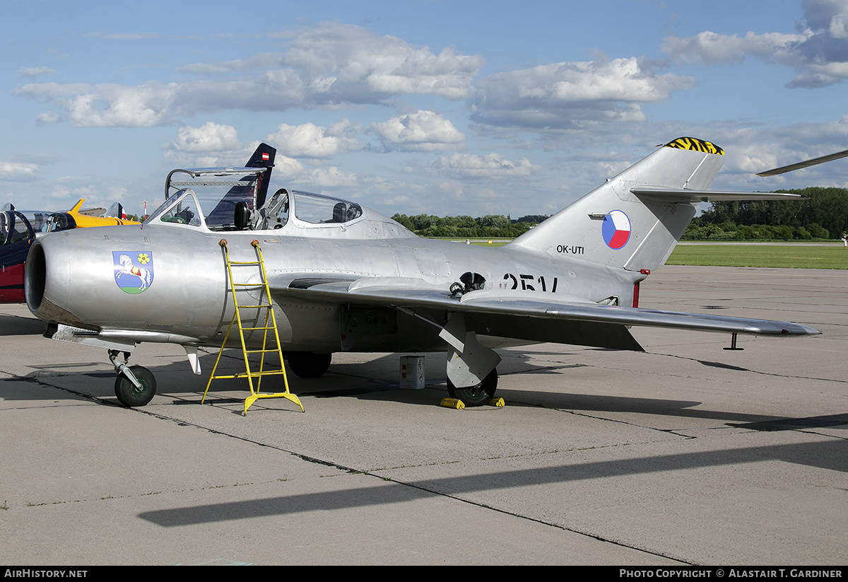 Aircraft Photo of OK-UTI / 2514 | PZL-Mielec SBLim-2 (MiG-15UTI) | Czechoslovakia - Air Force | AirHistory.net #472833