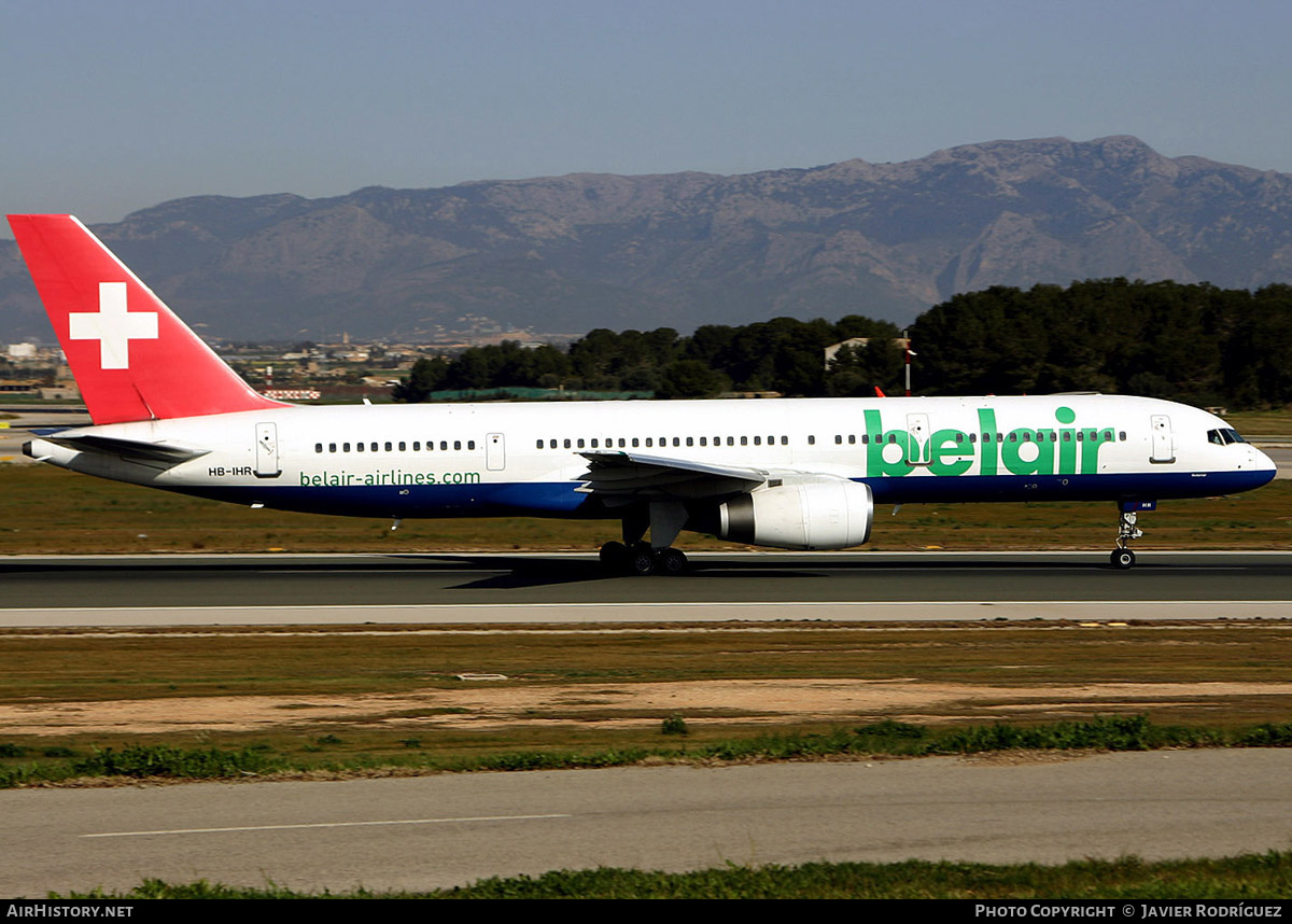 Aircraft Photo of HB-IHR | Boeing 757-2G5 | Belair | AirHistory.net #472884