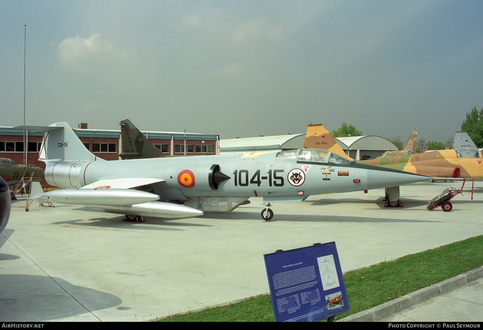 Aircraft Photo of C.8-15 | Lockheed F-104G Starfighter | Spain - Air Force | AirHistory.net #472909