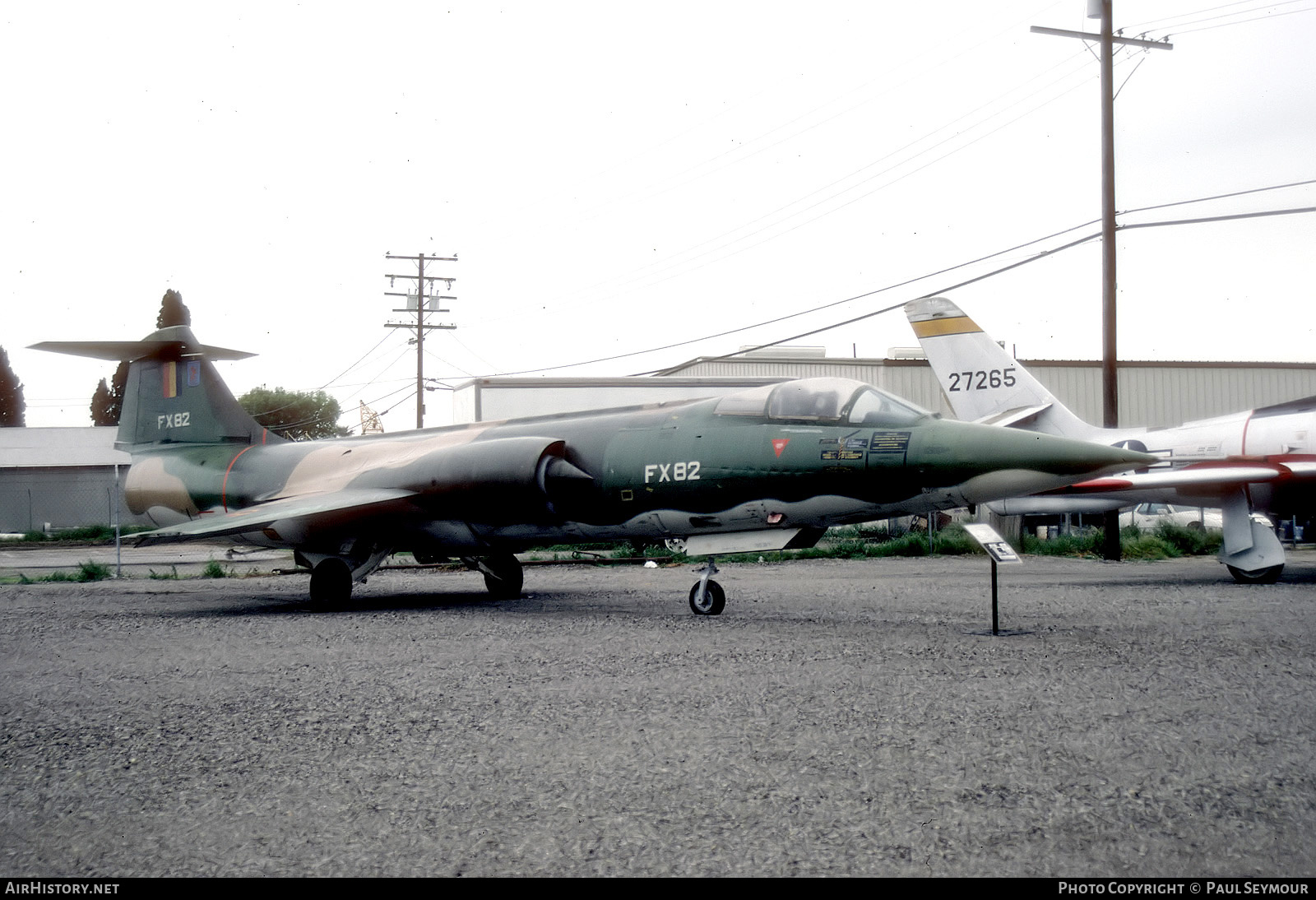 Aircraft Photo of FX82 | Lockheed F-104G Starfighter | Belgium - Air Force | AirHistory.net #472915