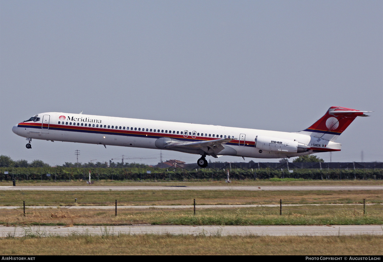 Aircraft Photo of I-SMEN | McDonnell Douglas MD-83 (DC-9-83) | Meridiana | AirHistory.net #472930