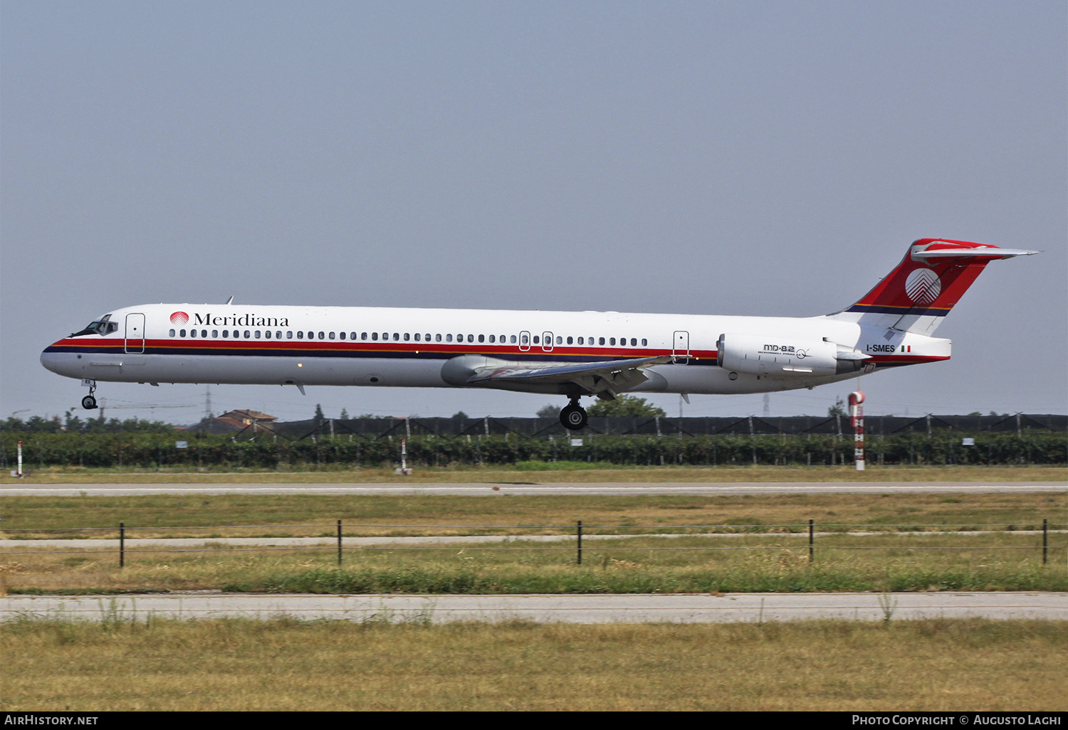 Aircraft Photo of I-SMES | McDonnell Douglas MD-82 (DC-9-82) | Meridiana | AirHistory.net #472958