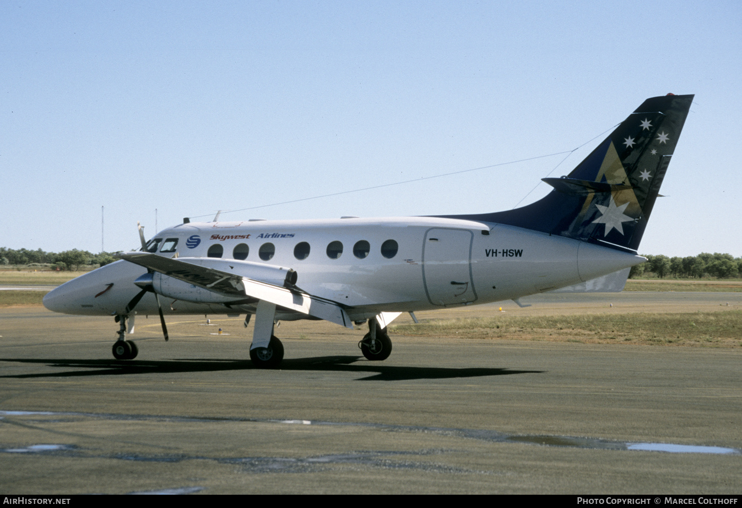 Aircraft Photo of VH-HSW | British Aerospace BAe-3107 Jetstream 31 | Skywest Airlines | AirHistory.net #472959