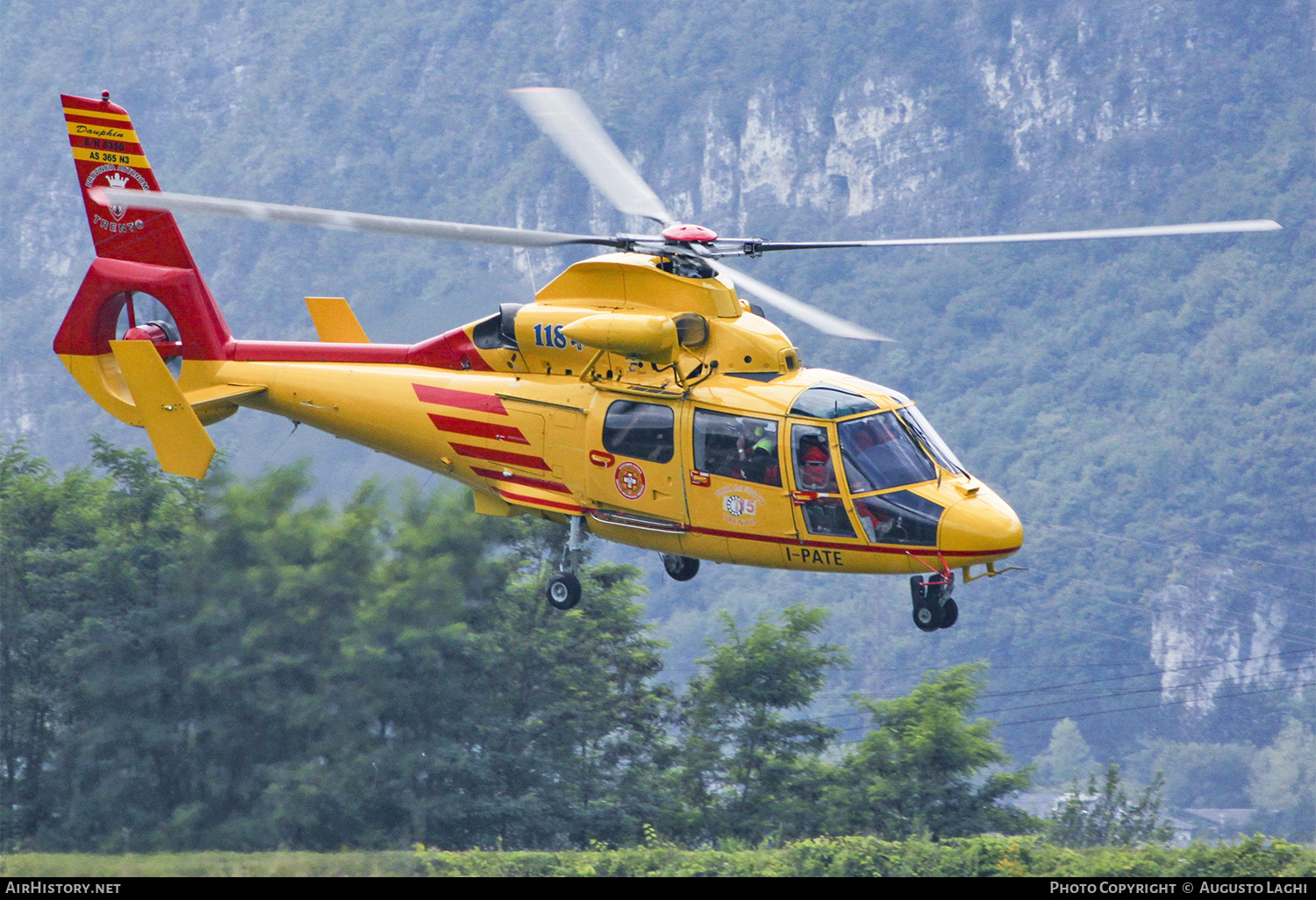 Aircraft Photo of I-PATE | Aerospatiale AS-365N-3 Dauphin 2 | Vigili del Fuoco Trento | AirHistory.net #472975