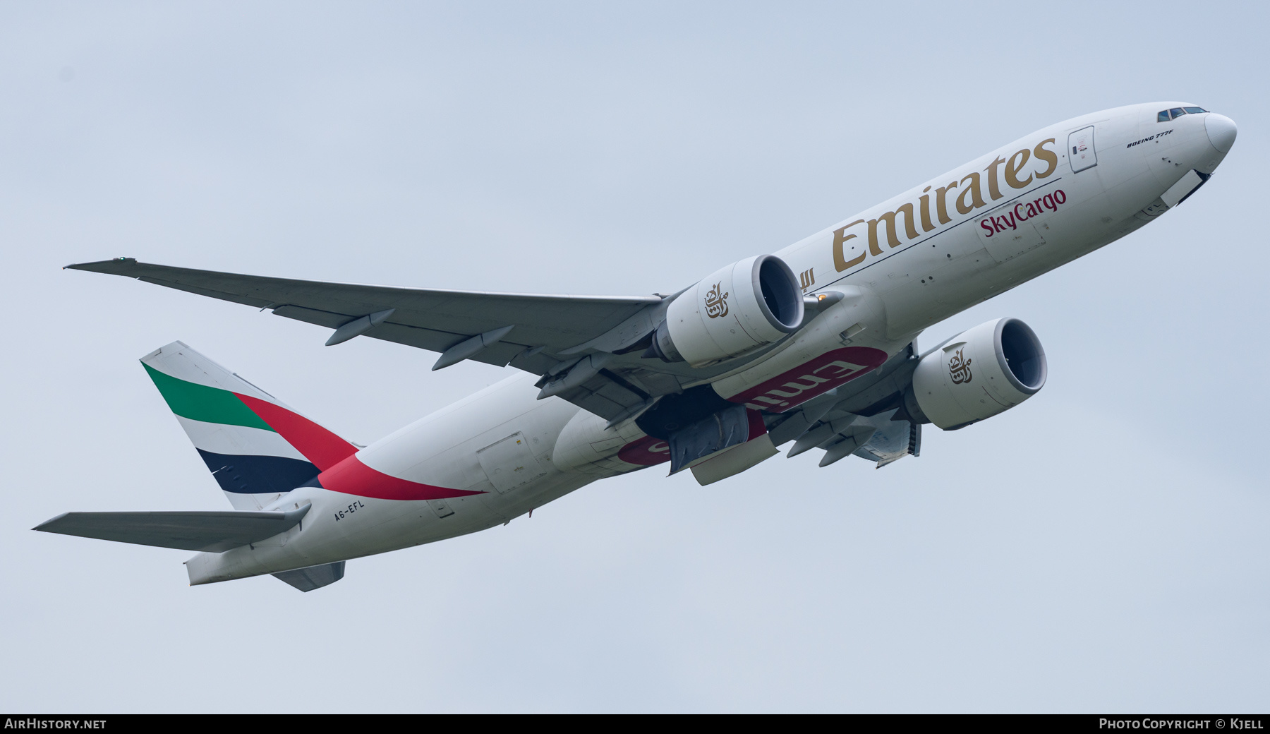 Aircraft Photo of A6-EFL | Boeing 777-F1H | Emirates SkyCargo | AirHistory.net #472984