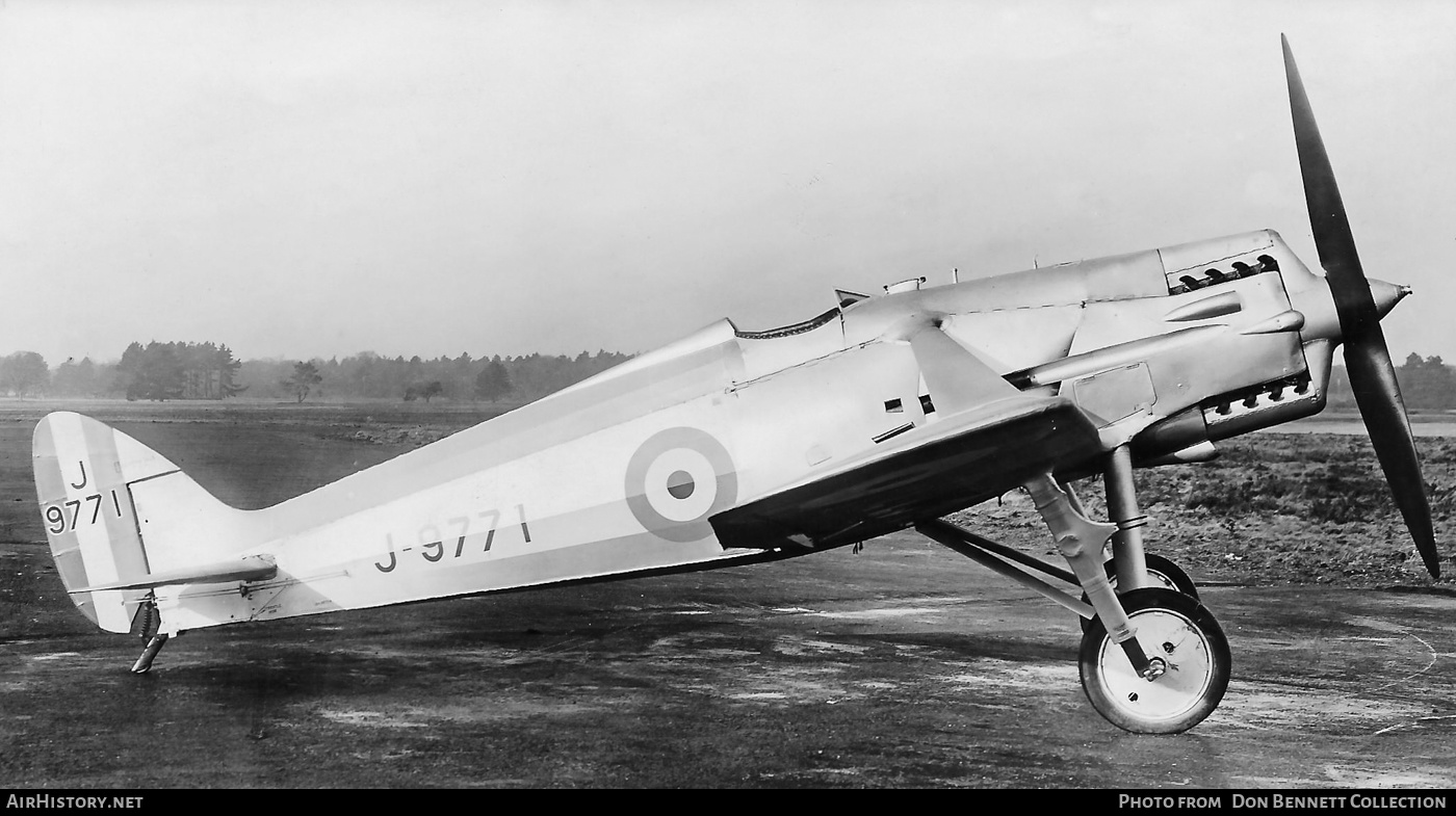 Aircraft Photo of J9771 | De Havilland D.H. 77 | UK - Air Force | AirHistory.net #472987