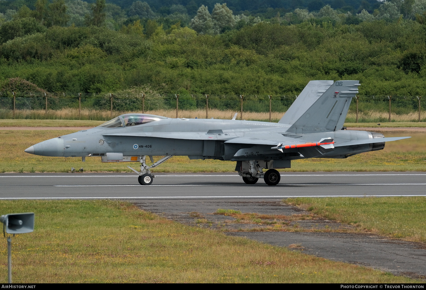 Aircraft Photo of HN-406 | McDonnell Douglas F/A-18C Hornet | Finland - Air Force | AirHistory.net #472988