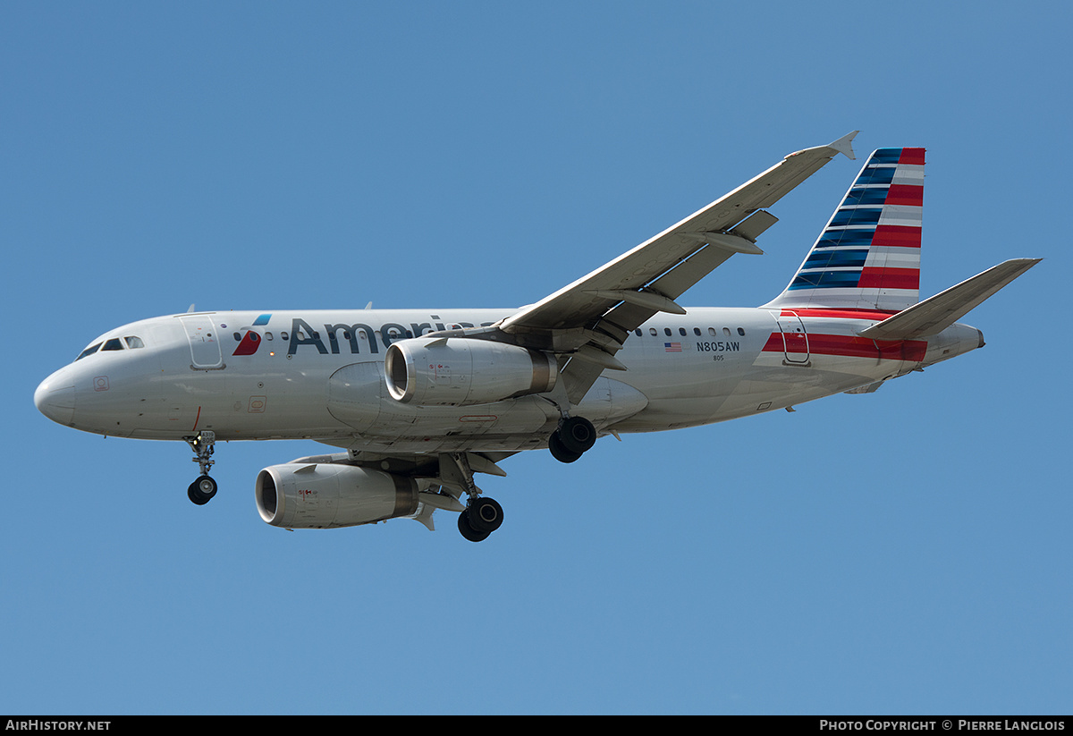 Aircraft Photo of N805AW | Airbus A319-132 | American Airlines | AirHistory.net #472995
