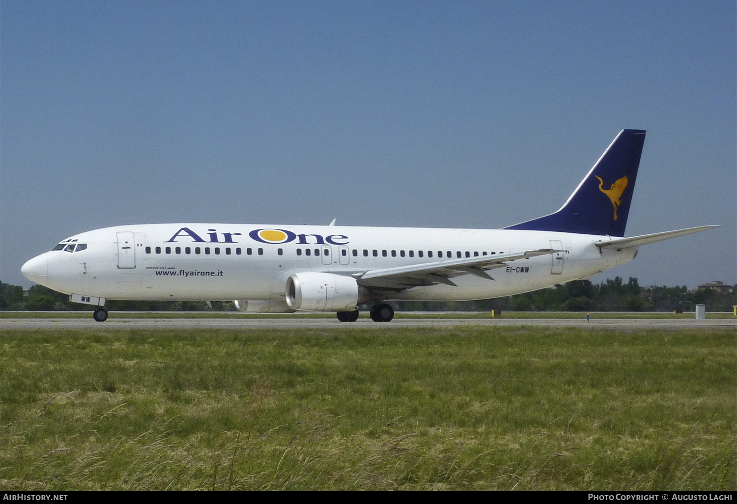 Aircraft Photo of EI-CWW | Boeing 737-4Y0 | Air One | AirHistory.net #473005