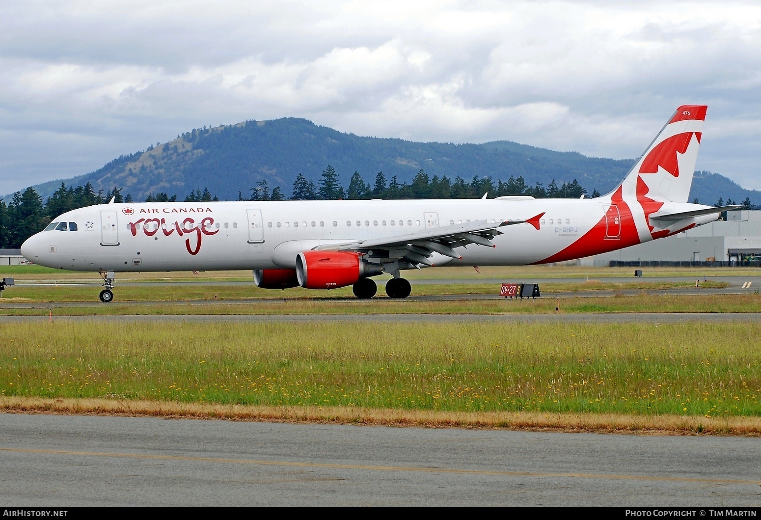 Aircraft Photo of C-GHPJ | Airbus A321-211 | Air Canada Rouge | AirHistory.net #473062