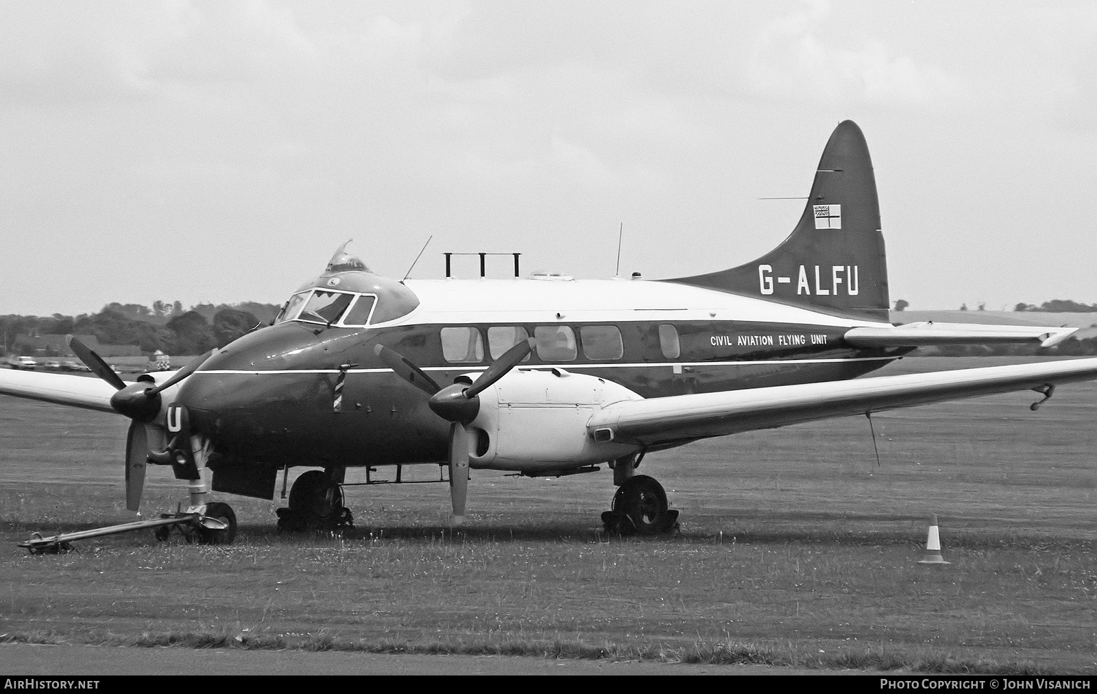 Aircraft Photo of G-ALFU | De Havilland D.H. 104 Dove 6 | Civil Aviation Flying Unit | AirHistory.net #473068