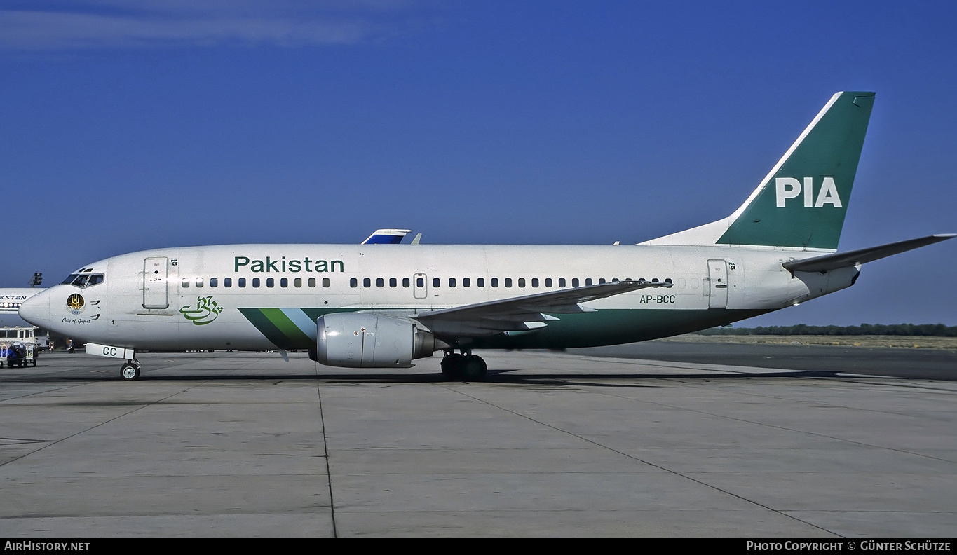 Aircraft Photo of AP-BCC | Boeing 737-340 | Pakistan International Airlines - PIA | AirHistory.net #473071