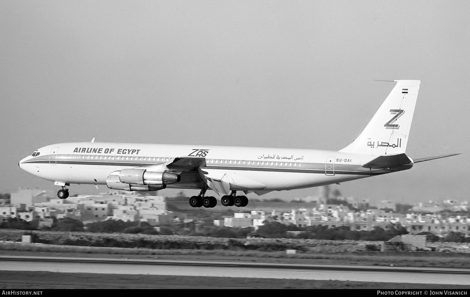 Aircraft Photo of SU-DAI | Boeing 707-365C | ZAS Airline of Egypt | AirHistory.net #473076