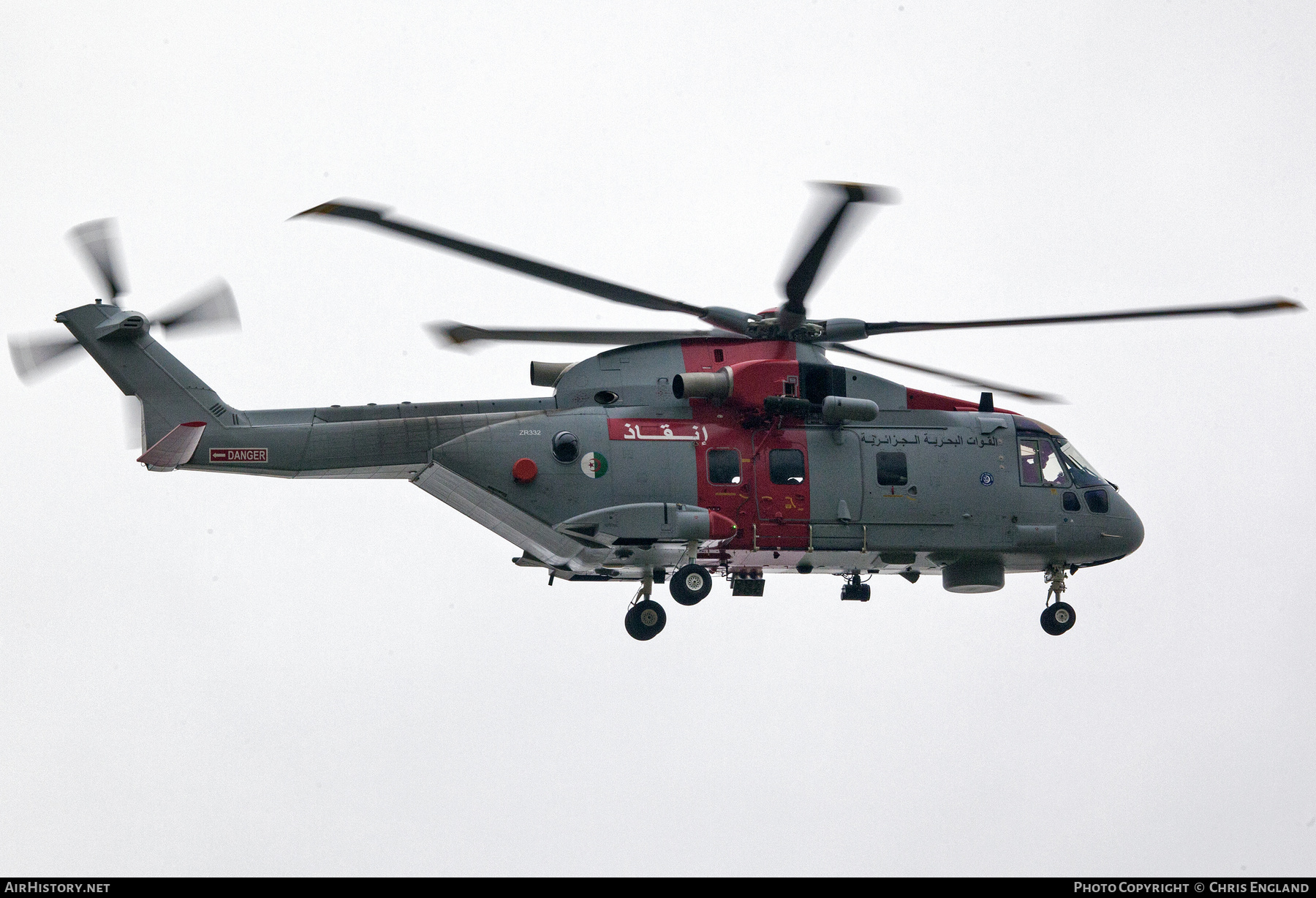 Aircraft Photo of ZR332 | AgustaWestland AW101-610 | AgustaWestland | Algeria - Navy | AirHistory.net #473114