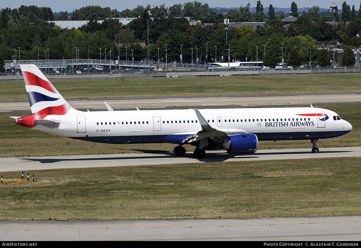 Aircraft Photo of G-NEOV | Airbus A321-251NX | British Airways | AirHistory.net #473126