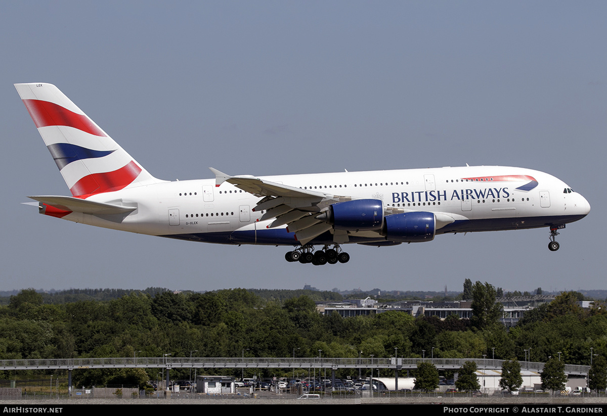 Aircraft Photo of G-XLEK | Airbus A380-841 | British Airways | AirHistory.net #473127