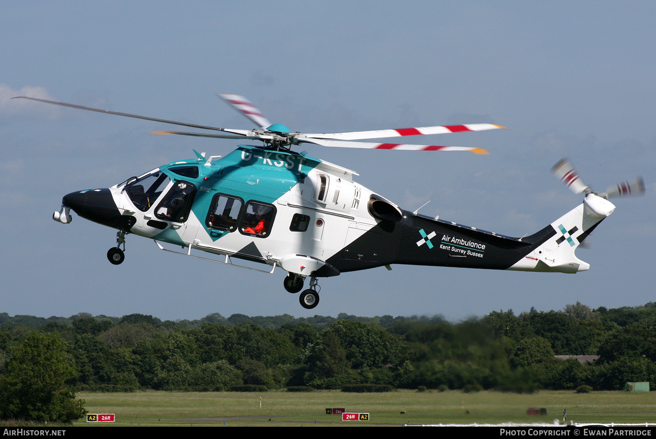 Aircraft Photo of G-KSST | AgustaWestland AW-169 | Kent - Surrey - Sussex Air Ambulance | AirHistory.net #473130