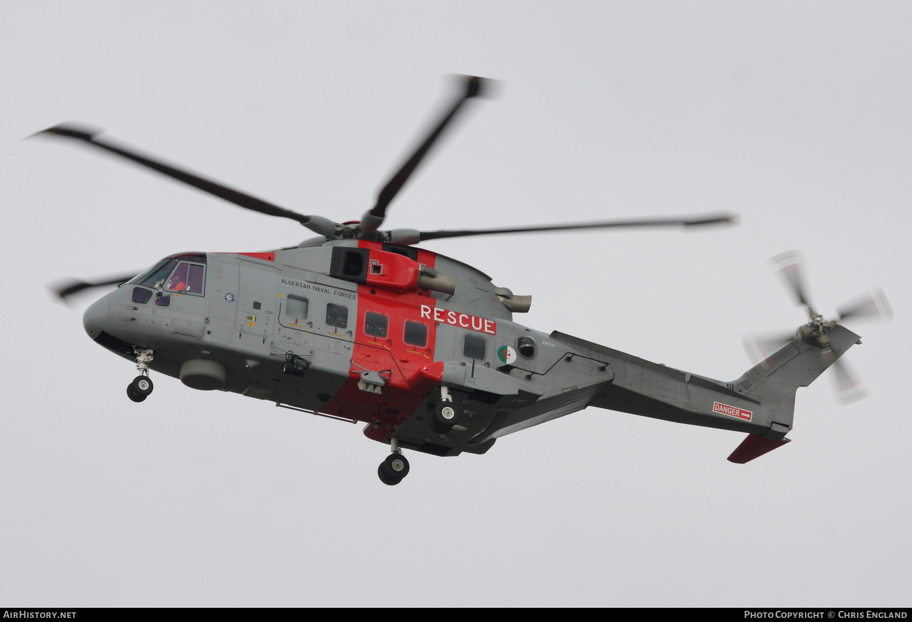 Aircraft Photo of ZR331 | AgustaWestland AW101-610 | Algeria - Navy | AirHistory.net #473136