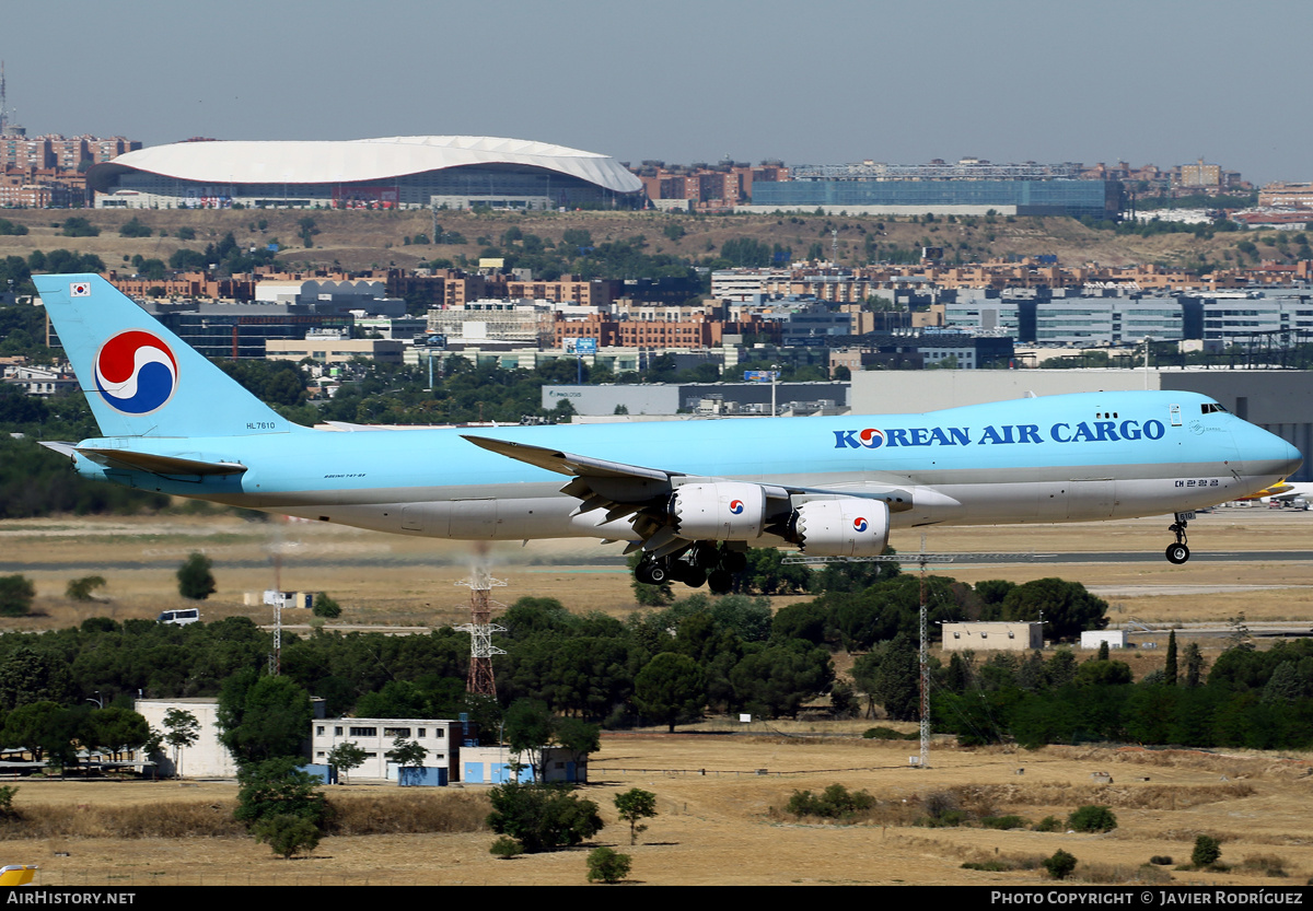 Aircraft Photo of HL7610 | Boeing 747-8HTF/SCD | Korean Air Cargo | AirHistory.net #473137