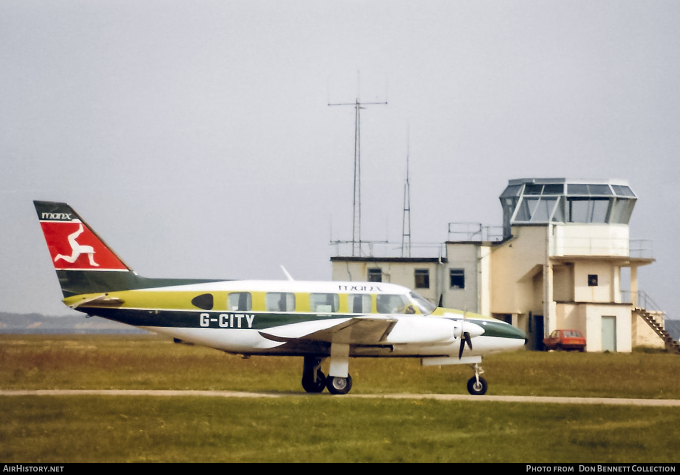 Aircraft Photo of G-CITY | Piper PA-31-350 Navajo Chieftain | Manx Airlines | AirHistory.net #473211