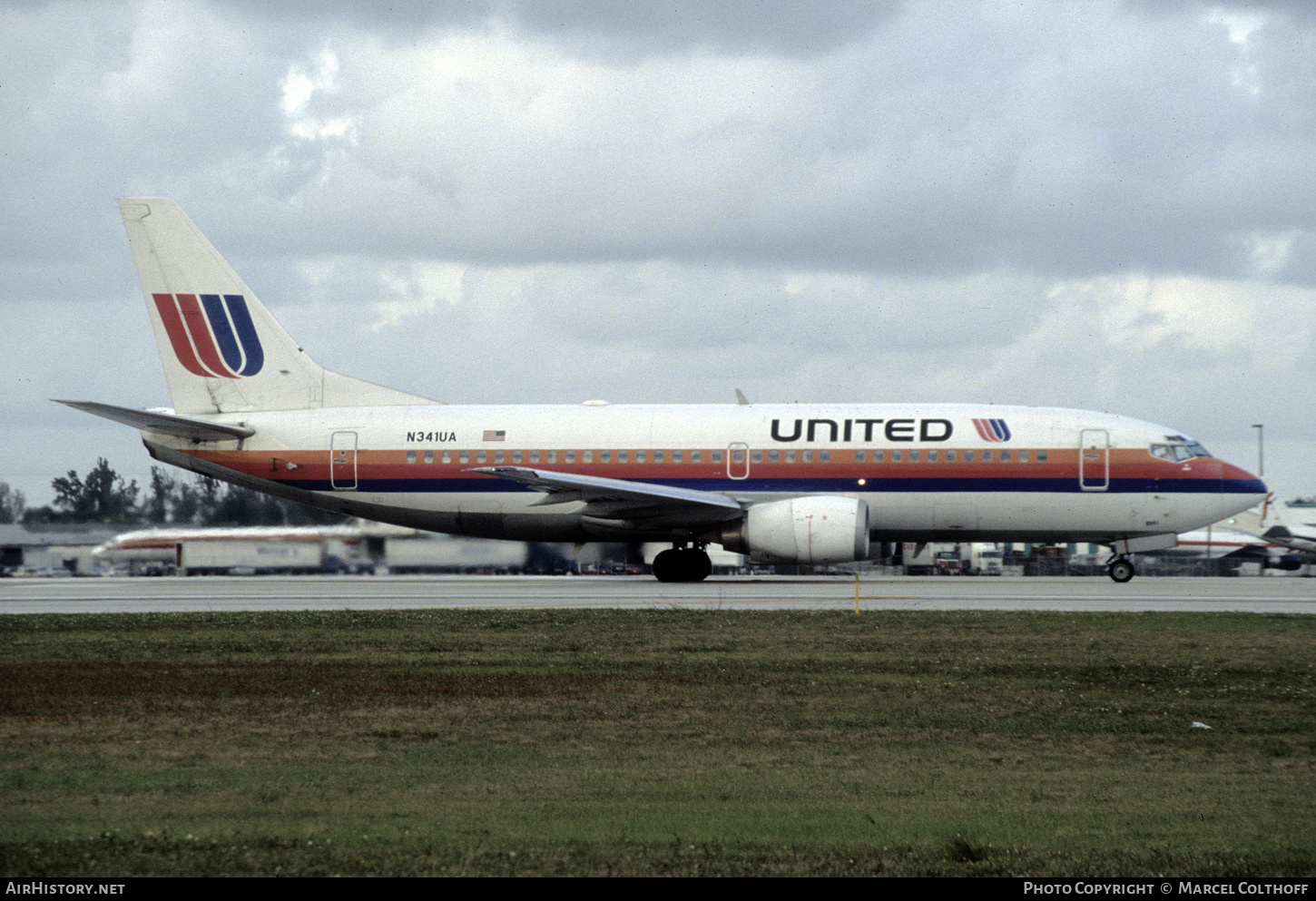 Aircraft Photo of N341UA | Boeing 737-322 | United Airlines | AirHistory.net #473232