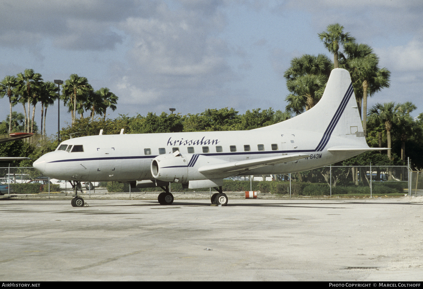 Aircraft Photo of N643W | Convair 240-4 | Krissalan | AirHistory.net #473249