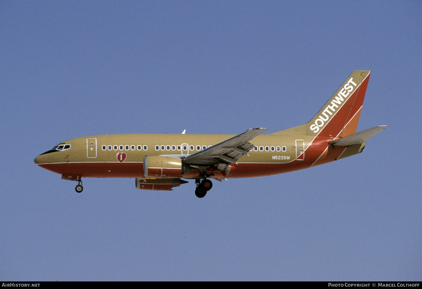 Aircraft Photo of N522SW | Boeing 737-5H4 | Southwest Airlines | AirHistory.net #473257