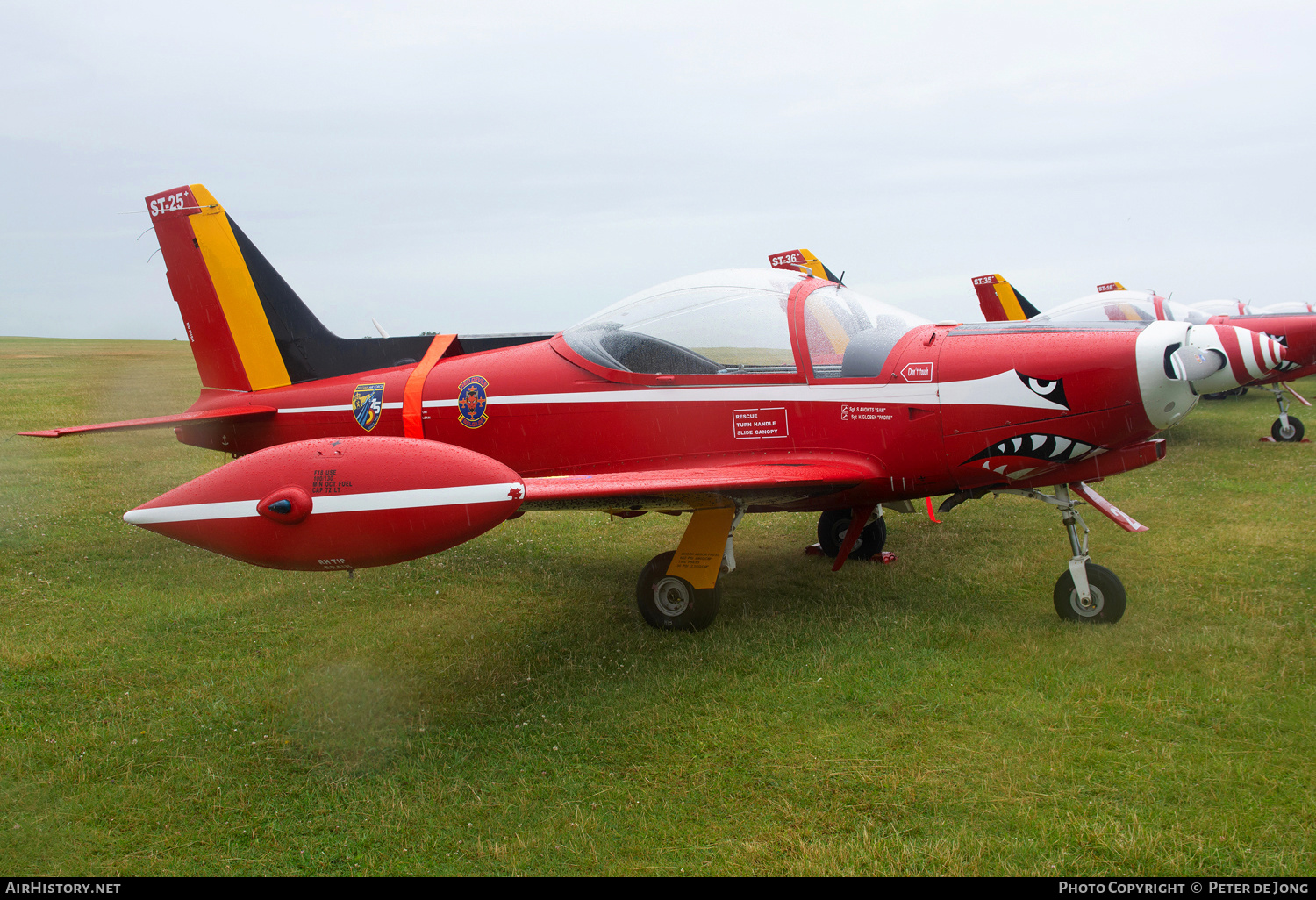 Aircraft Photo of ST-25 | SIAI-Marchetti SF-260M+ | Belgium - Air Force | AirHistory.net #473309