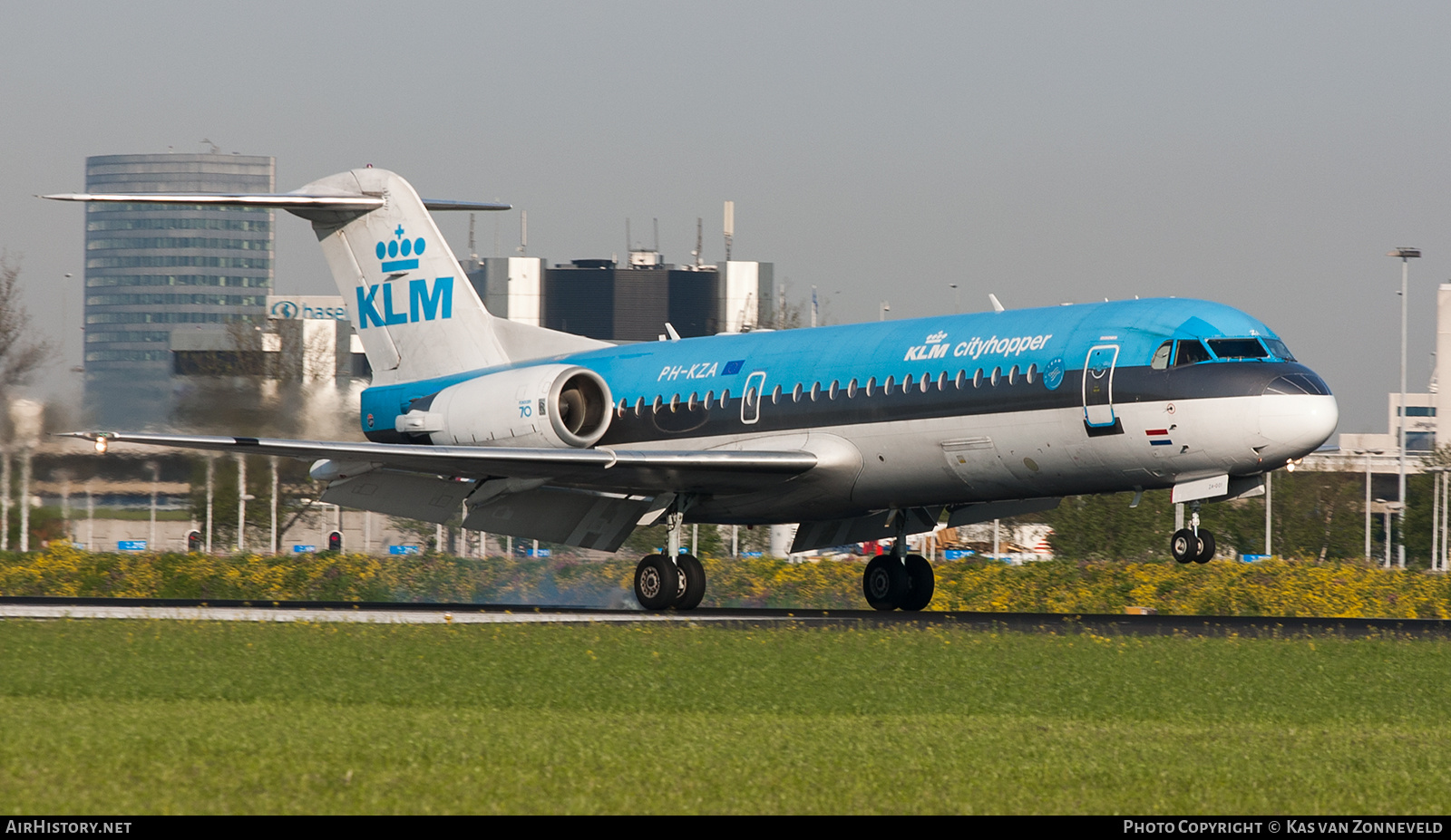 Aircraft Photo of PH-KZA | Fokker 70 (F28-0070) | KLM Cityhopper | AirHistory.net #473327