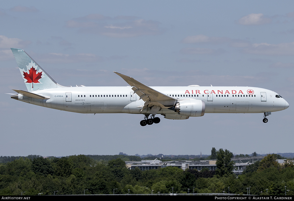 Aircraft Photo of C-FRSA | Boeing 787-9 Dreamliner | Air Canada | AirHistory.net #473352
