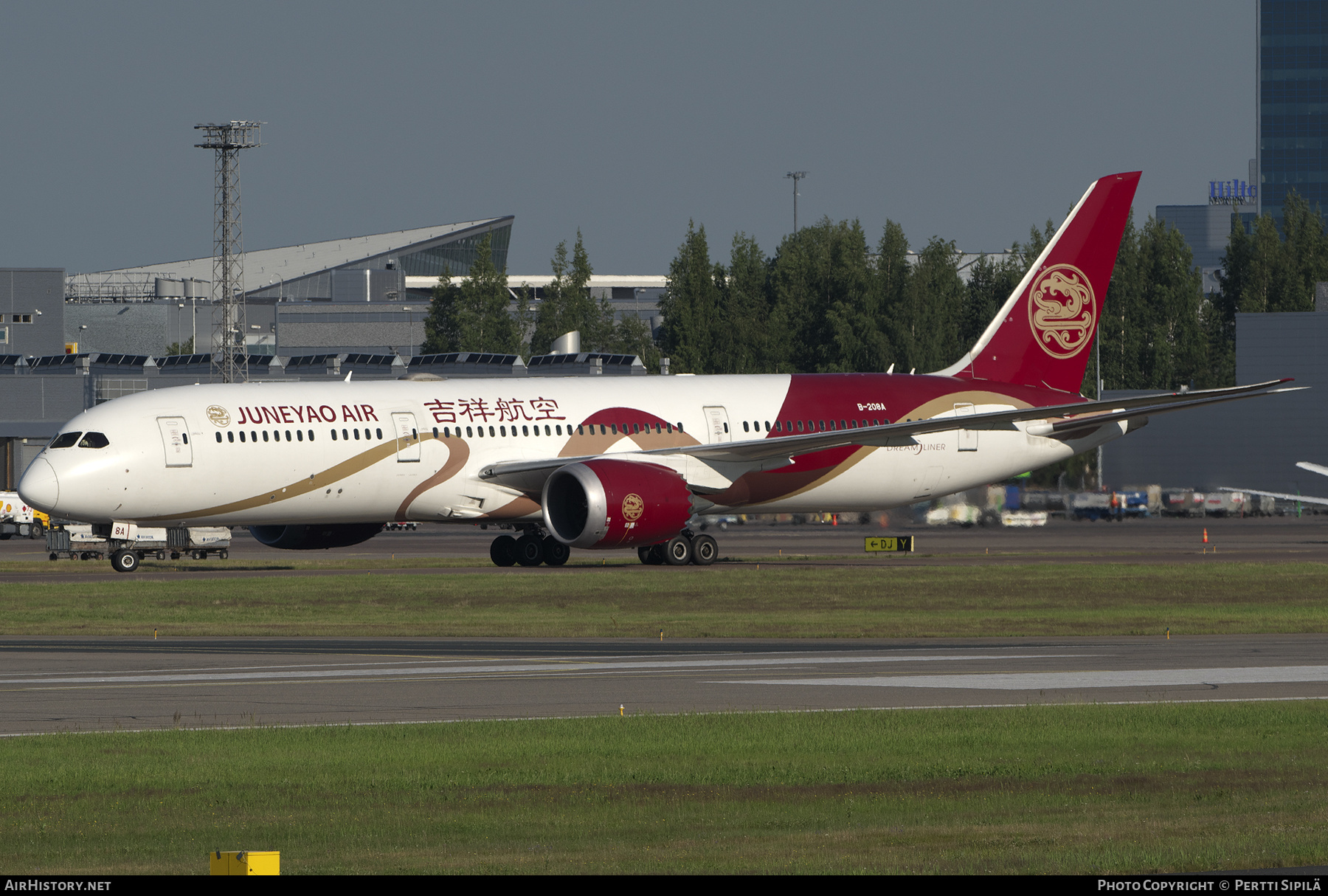 Aircraft Photo of B-208A | Boeing 787-9 Dreamliner | Juneyao Airlines | AirHistory.net #473358