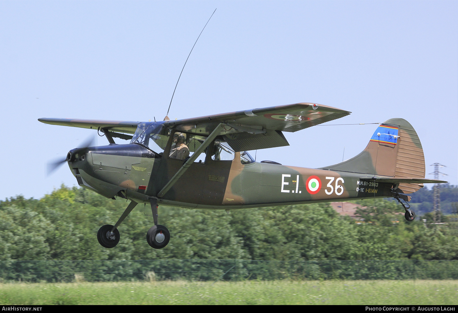 Aircraft Photo of I-EIAW / MM61-2963 | Cessna O-1E Bird Dog (305C/L-19E) | Italy - Army | AirHistory.net #473406