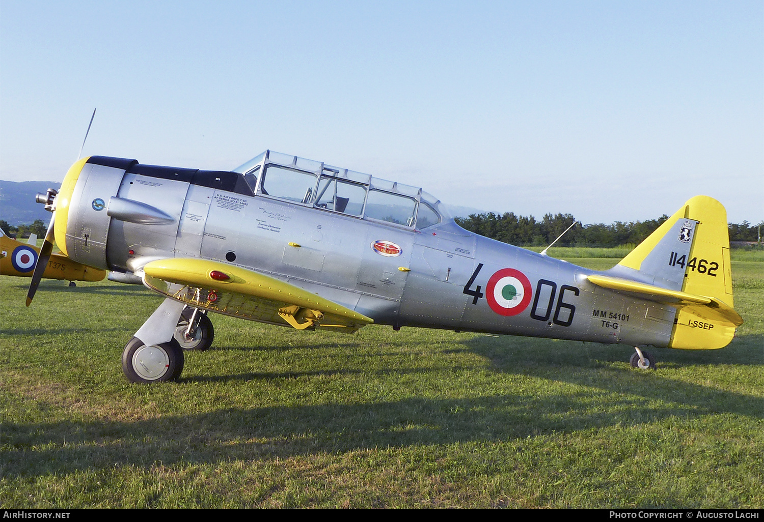 Aircraft Photo of I-SSEP / MM54101 | North American T-6G Texan | Italy - Air Force | AirHistory.net #473450