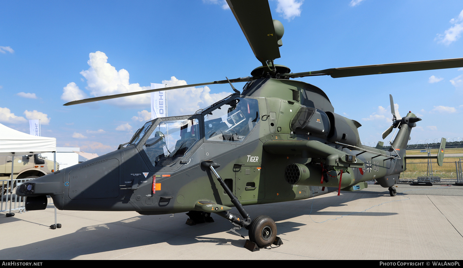 Aircraft Photo of 7446 | Eurocopter EC-665 Tiger UHT | Germany - Army | AirHistory.net #473454