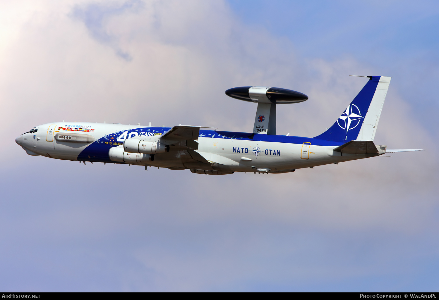 Aircraft Photo of LX-N90450 | Boeing E-3A Sentry | Luxembourg - NATO | AirHistory.net #473473