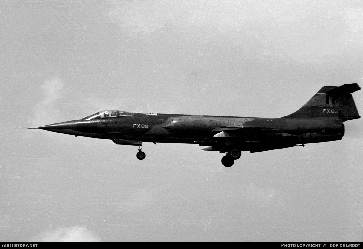 Aircraft Photo of FX69 | Lockheed F-104G Starfighter | Belgium - Air Force | AirHistory.net #473501