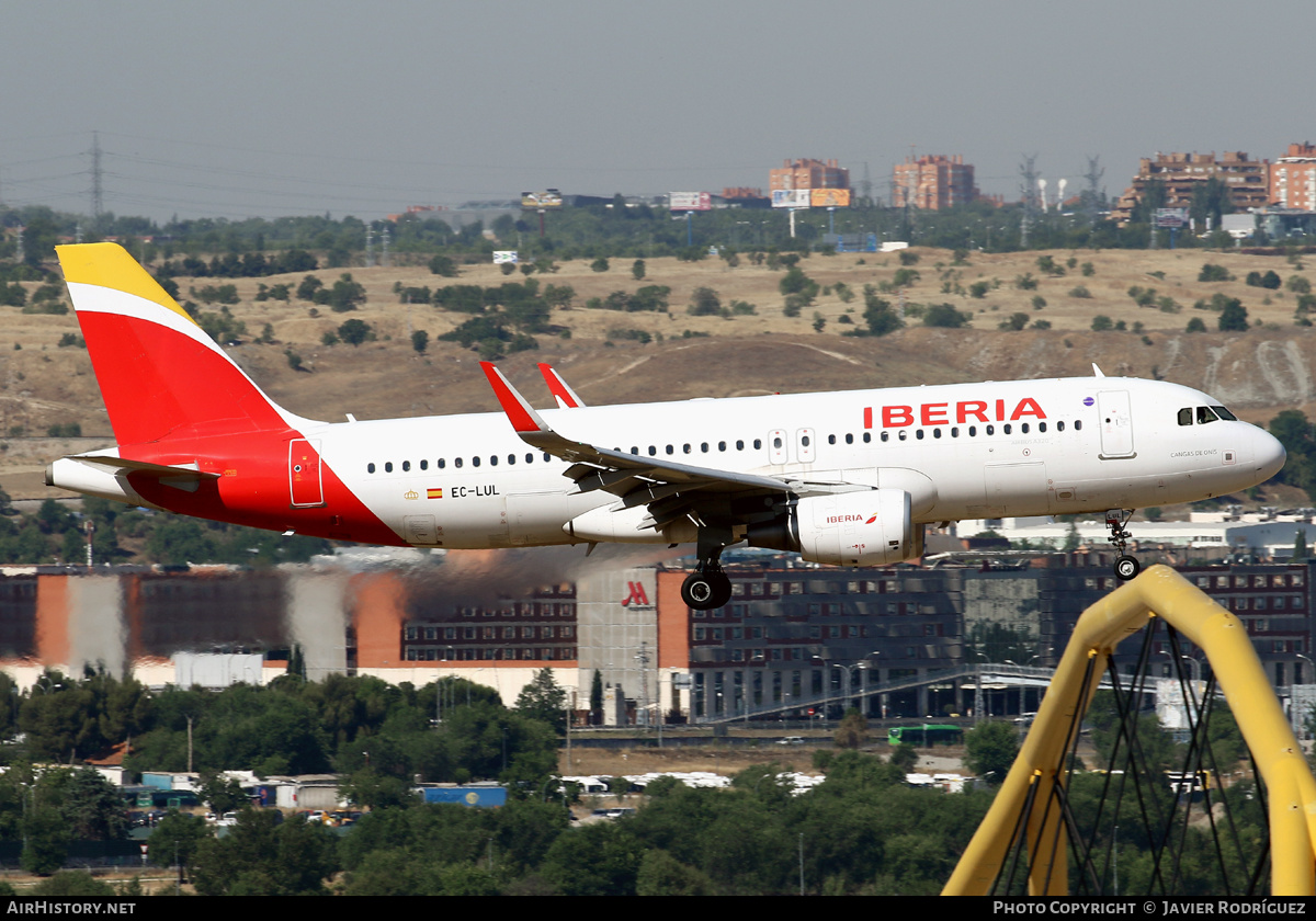 Aircraft Photo of EC-LUL | Airbus A320-216 | Iberia | AirHistory.net #473528