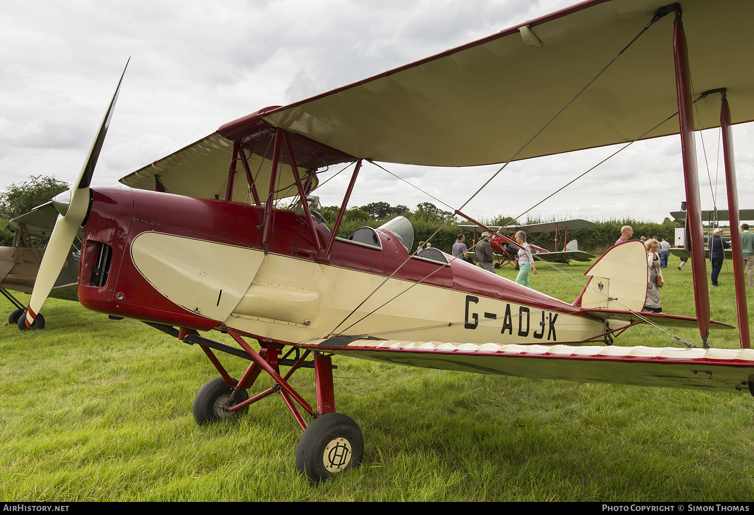 Aircraft Photo of G-AOJK | De Havilland D.H. 82A Tiger Moth II | AirHistory.net #473552