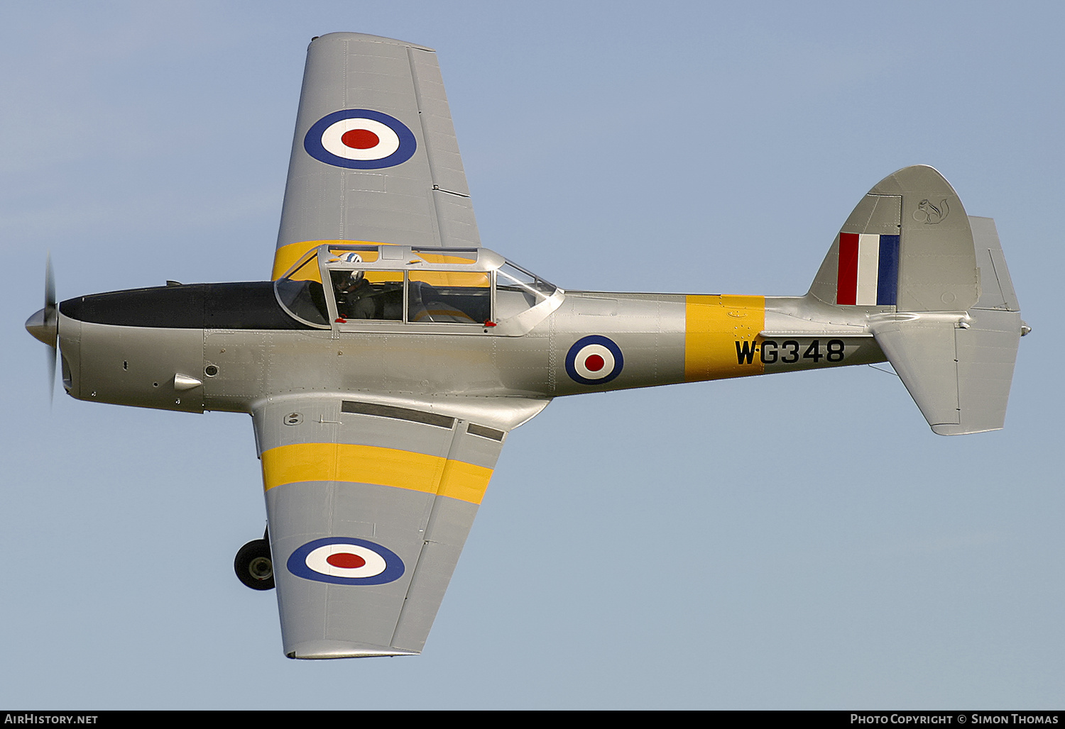 Aircraft Photo of G-BBMV / WG348 | De Havilland DHC-1 Chipmunk Mk22 | UK - Air Force | AirHistory.net #473553