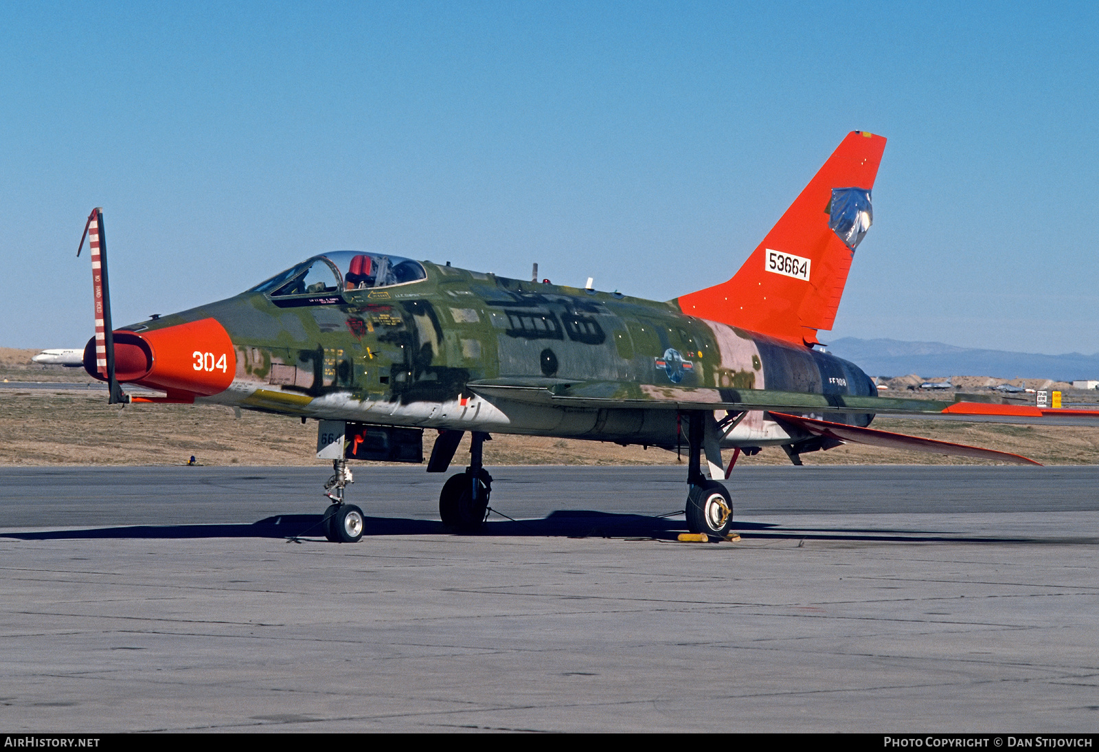 Aircraft Photo of 55-3664 / 53664 | North American QF-100D Super Sabre | USA - Air Force | AirHistory.net #473558