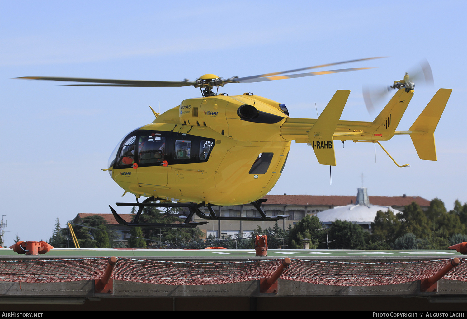 Aircraft Photo of I-RAHB | Eurocopter-Kawasaki EC-145 (BK-117C-2) | Inaer | AirHistory.net #473576