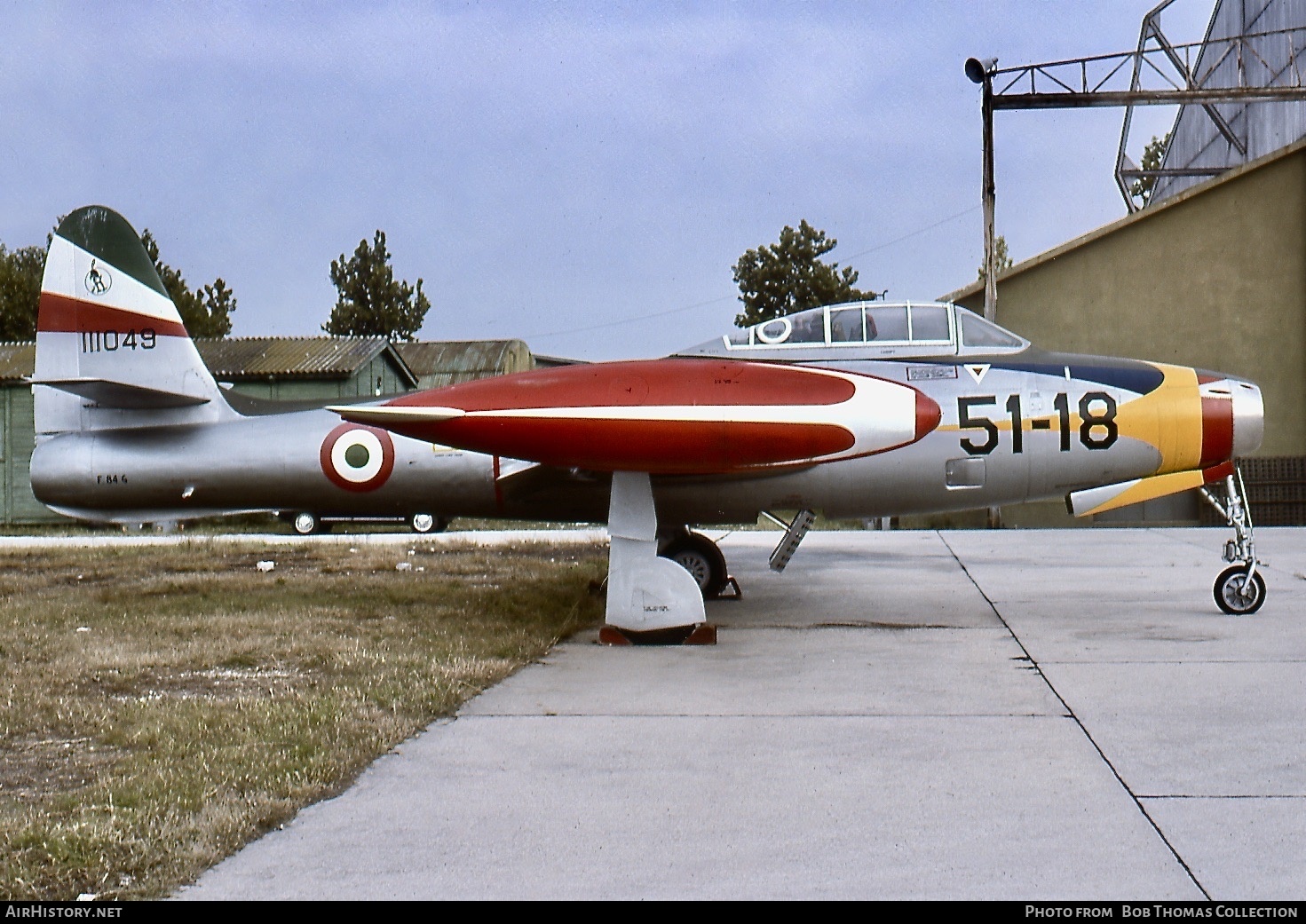 Aircraft Photo of MM51-11049 / 111049 | Republic F-84G Thunderjet | Italy - Air Force | AirHistory.net #473579