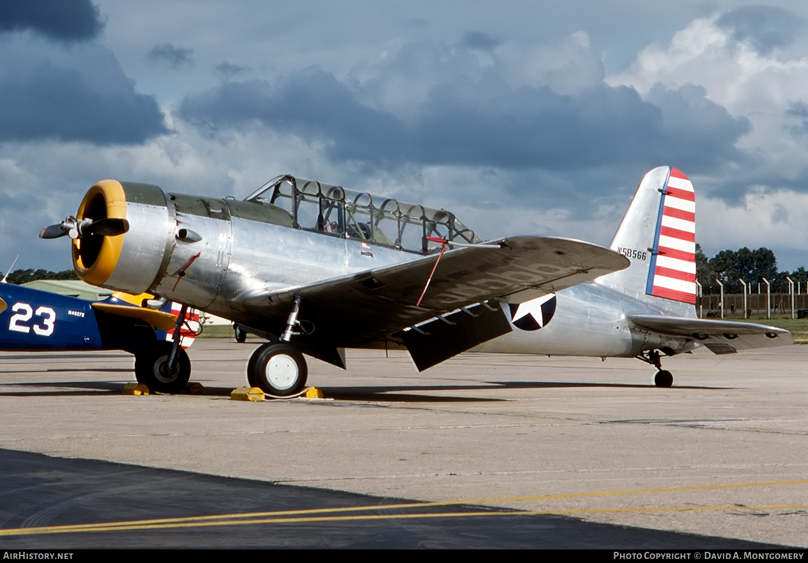 Aircraft Photo of N58566 | Vultee BT-15 Valiant | USA - Air Force | AirHistory.net #473597